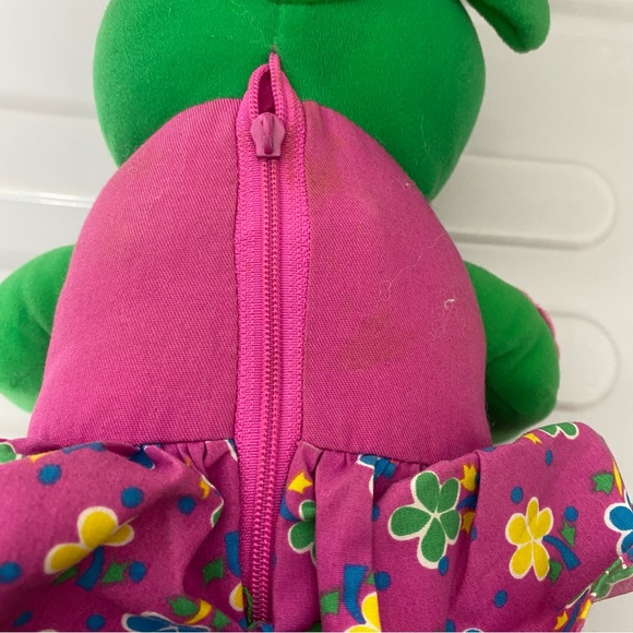 BABY BOP Talk N Dress Teach Me 17" Plush Doll Vtg 1993 Barney Dinosaur Playskool - Picture 9 of 13